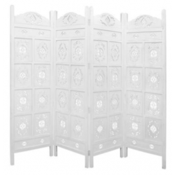 Screen Oval Jali White